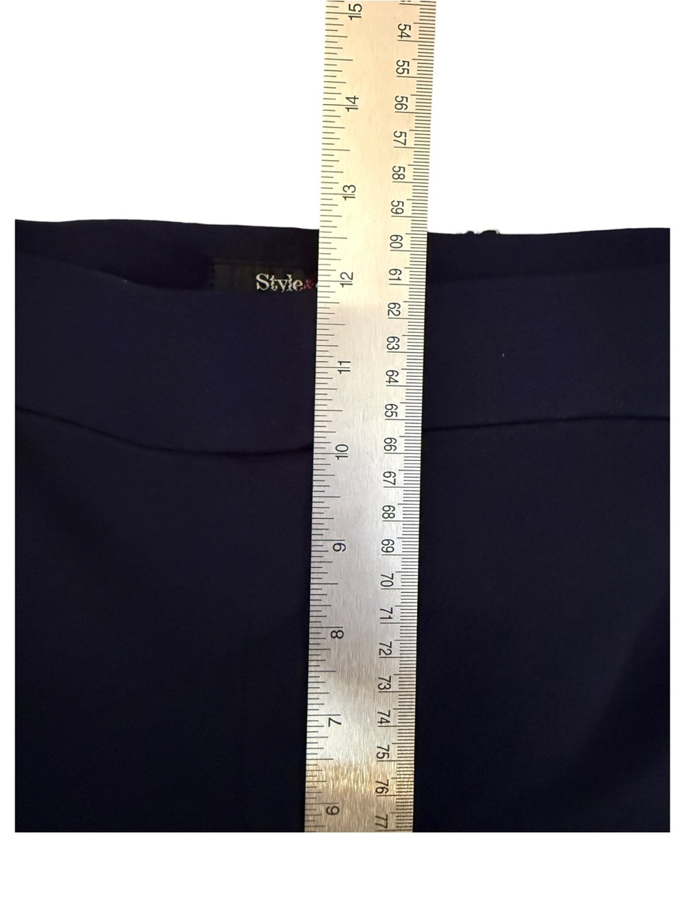 Style & Co. Navy Ponte Legging, size XXL - Picture 7 of 10